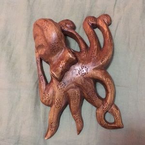 Wooden octopus
